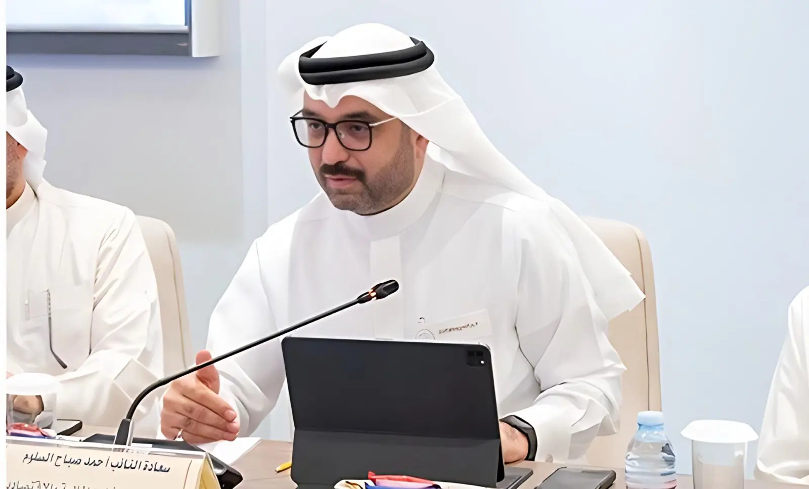 أحمد صباح السلوم، رئيس لجنة الشؤون المالية والاقتصادية