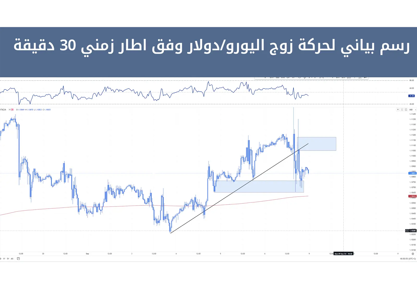 حركة زوج اليورو/دولار