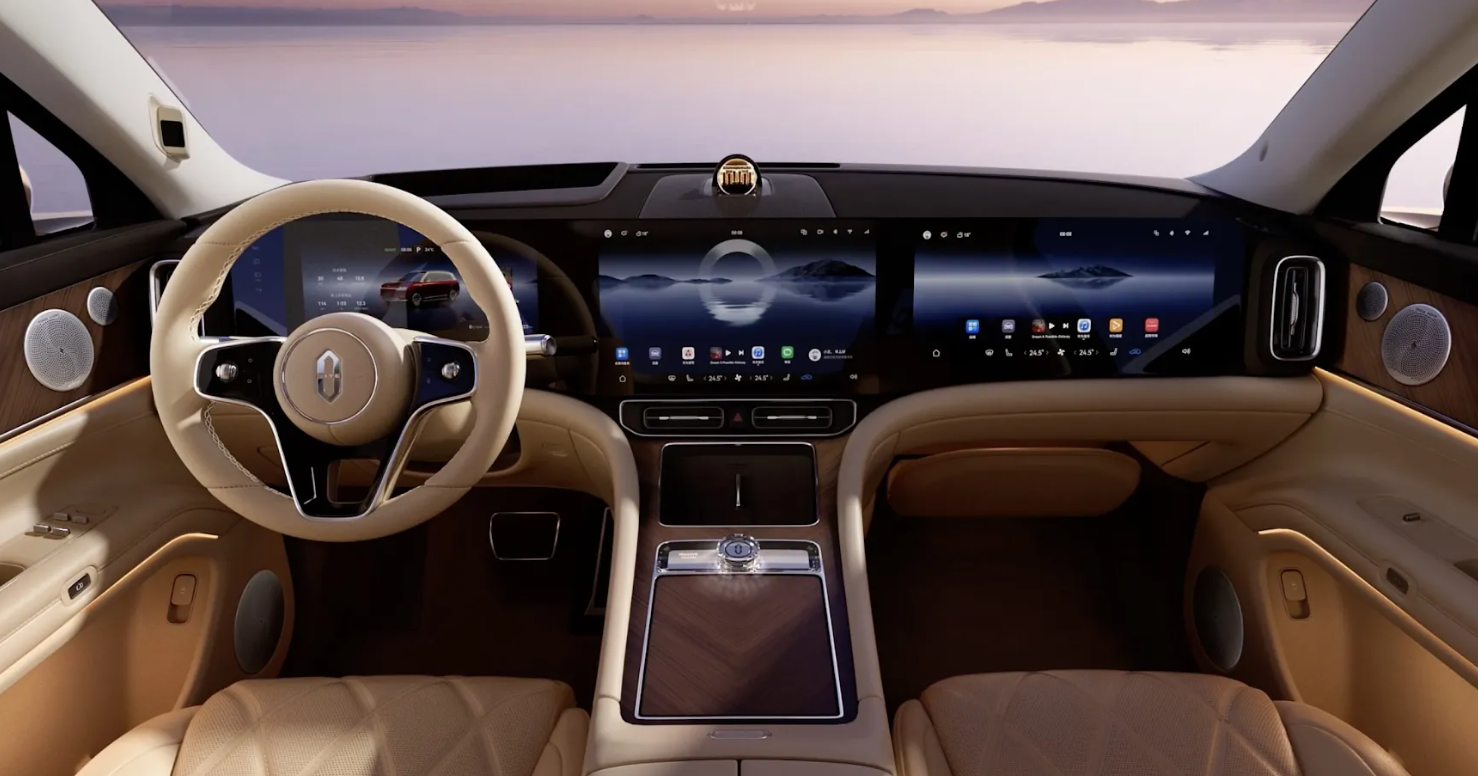 داخلية مركبة «سيريس» الفاخرة من طراز «SUV M9» الكهربائية